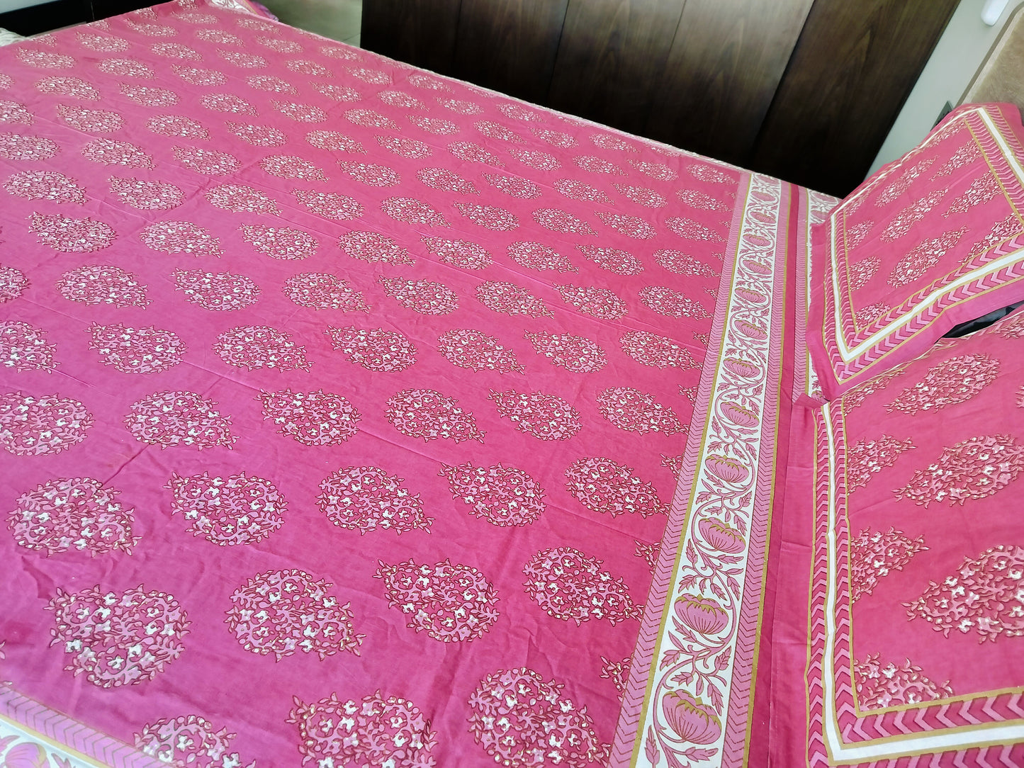 Jaipuri Hand Block Bedsheet