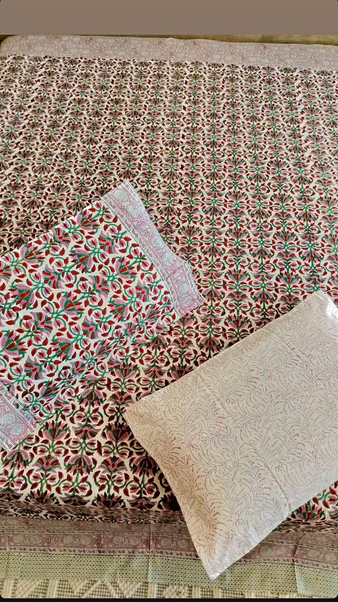 Hand Block Printed Bedsheet