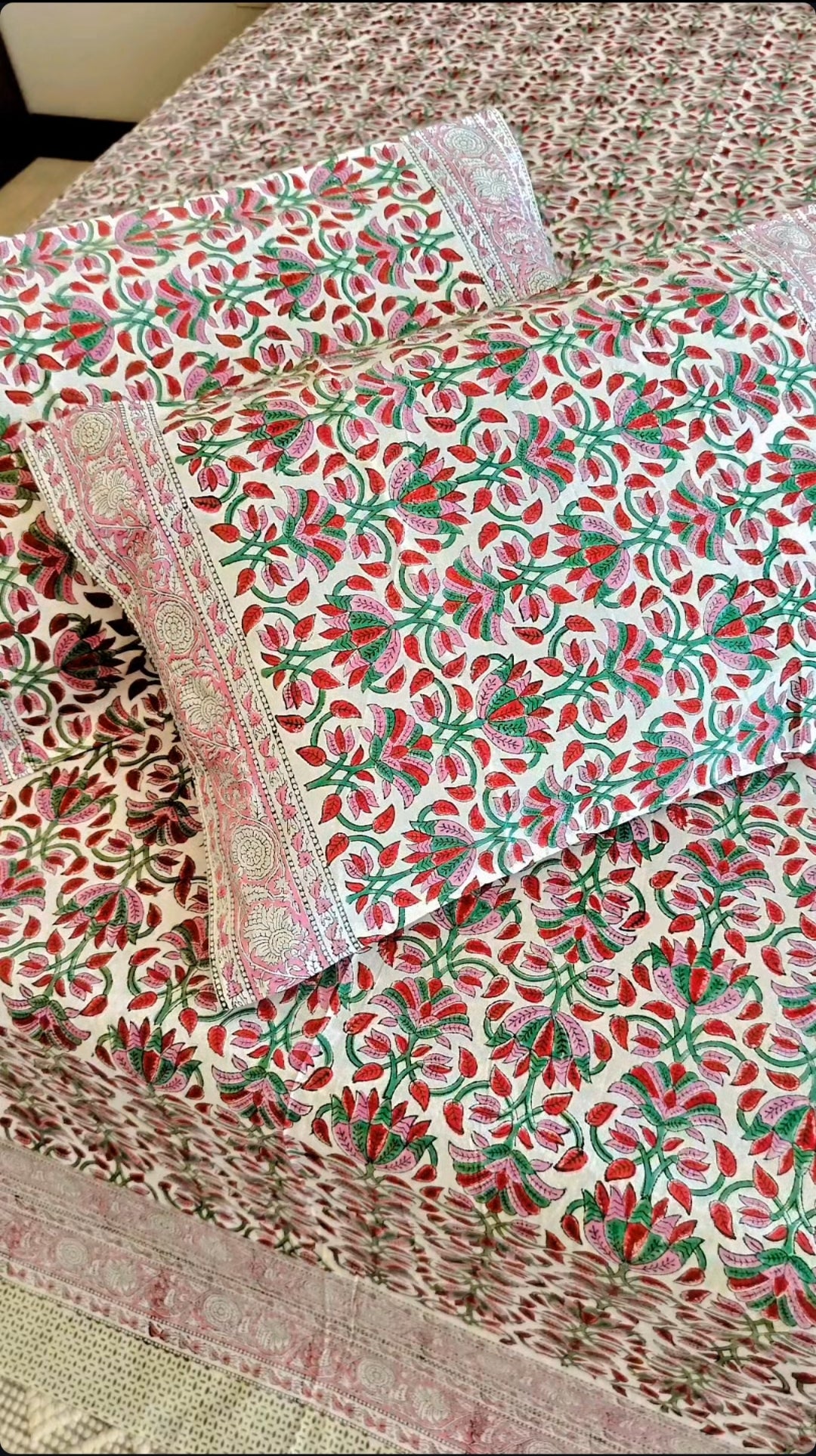 Hand Block Printed Bedsheet