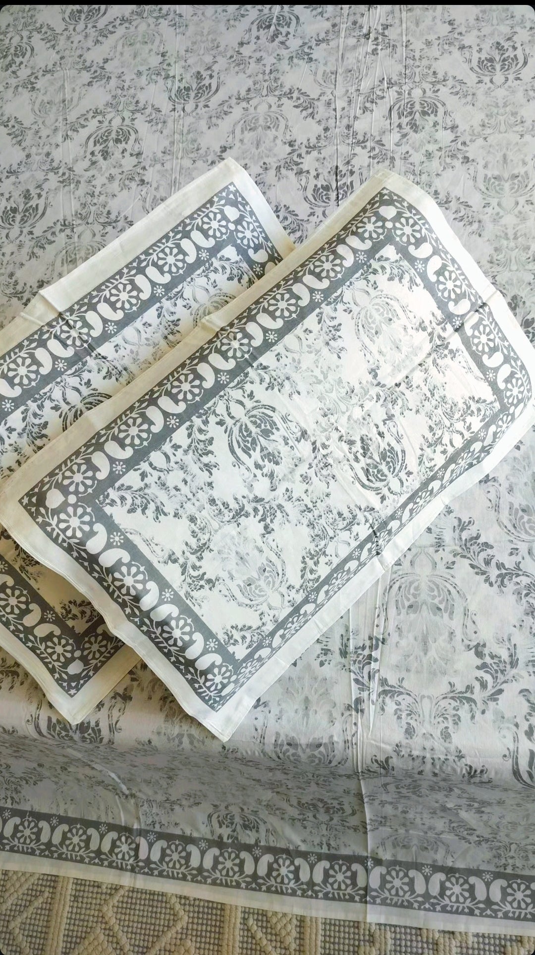 Greyish Blue Smart Bedsheet: