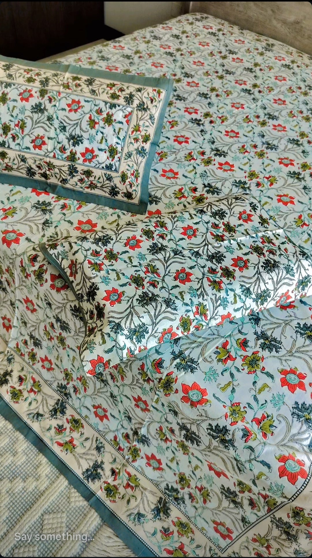 Floral Bedsheet