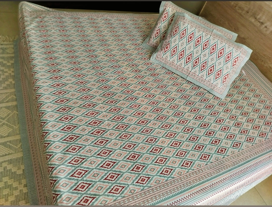 Jaipuri Pure cotton Bedsheet