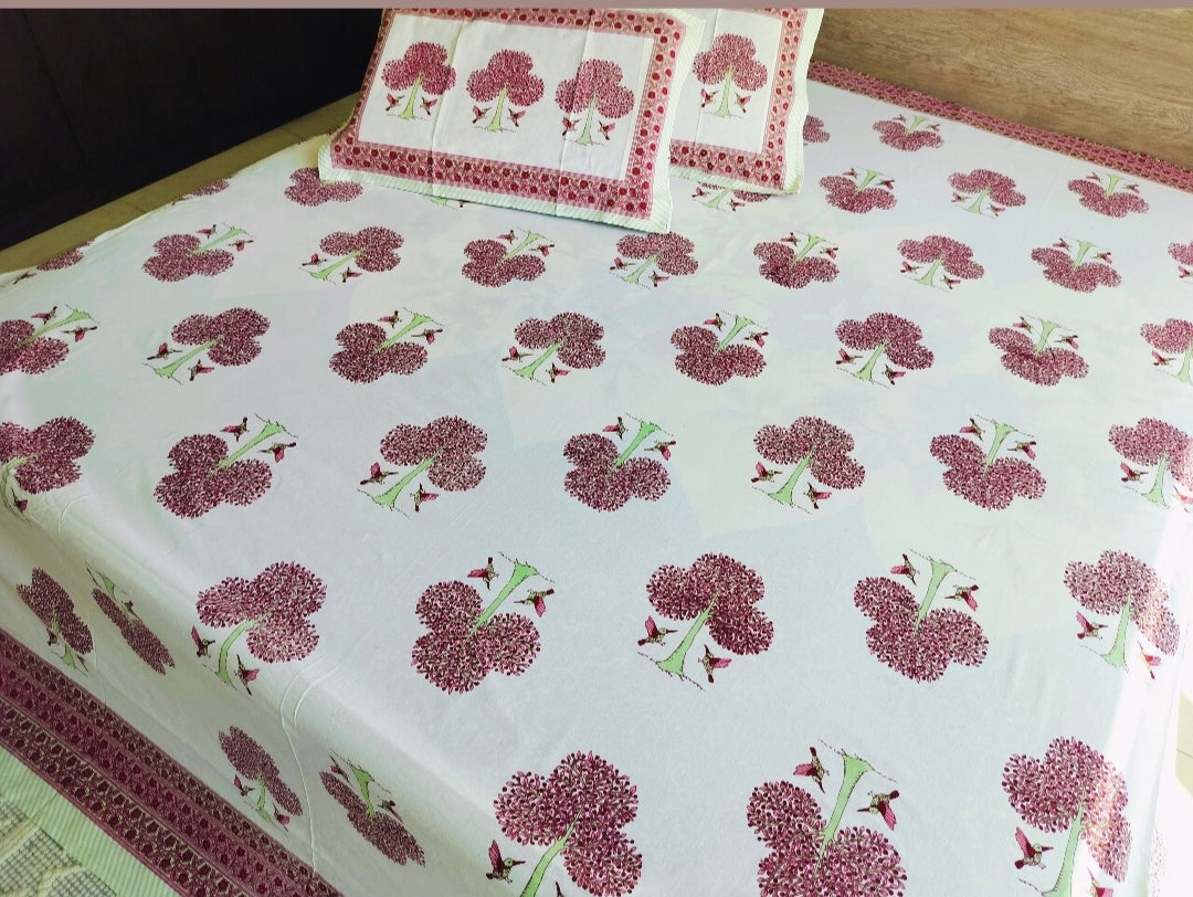 Hand block Bedsheets