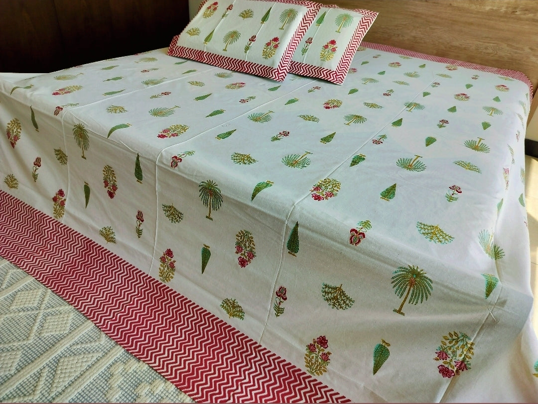 Hand block Bedsheets