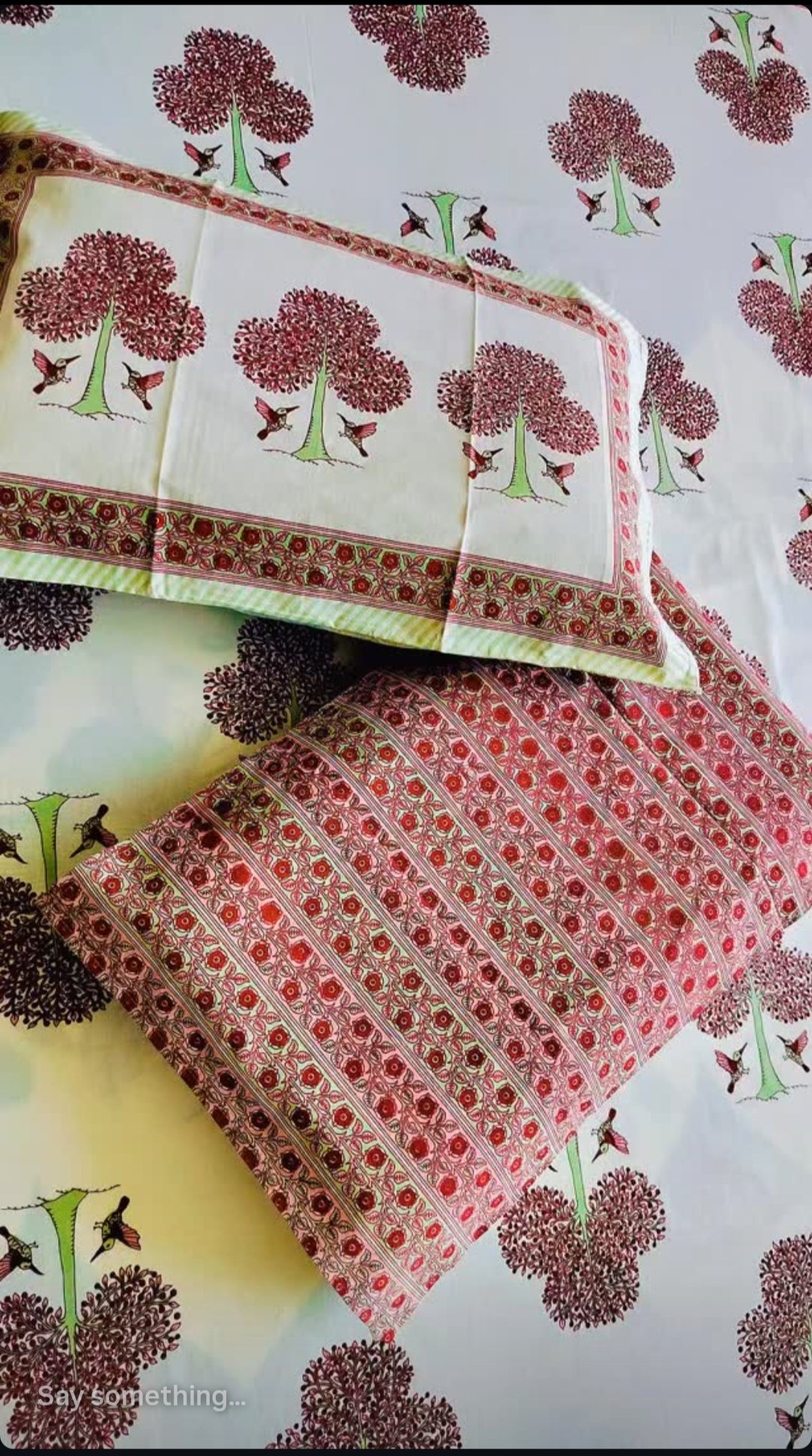 Hand block Bedsheets