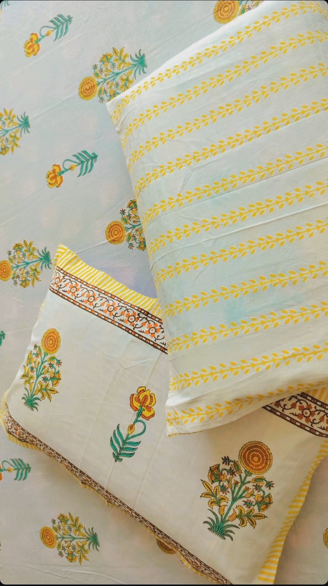 Handloom Pure Cotton Bedsheet
