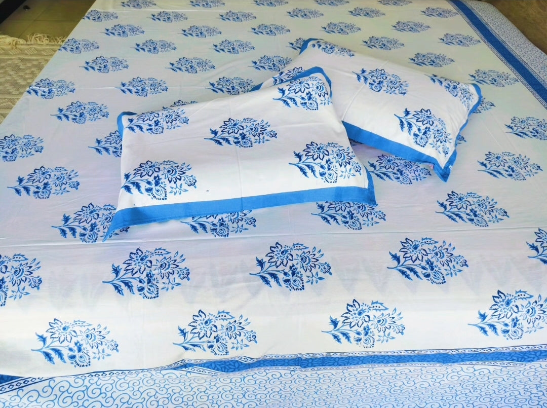 Sky Bloom Jaipuri Elegance