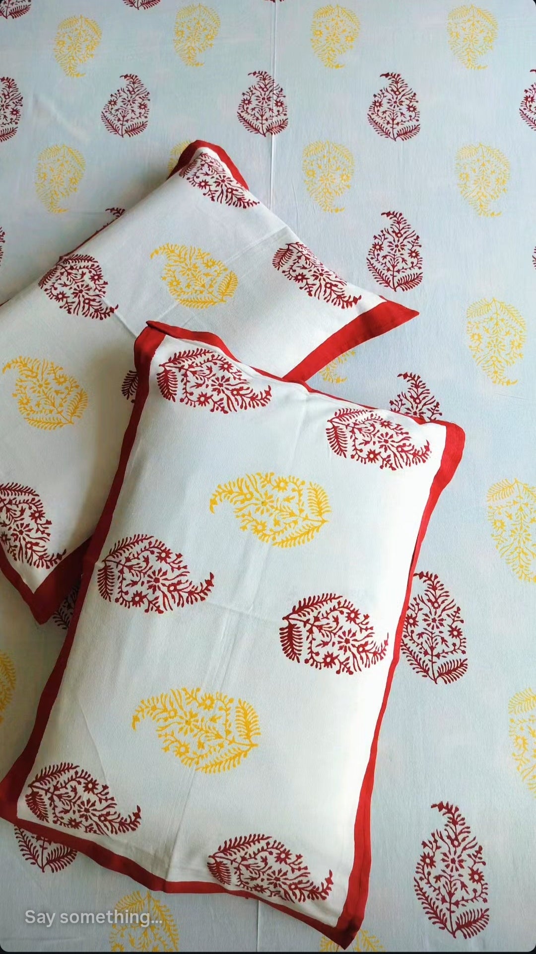 Handloom Pure cotton bedsheets