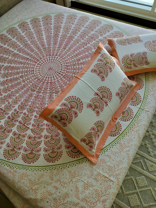Mandala Art Ethnic Bedsheet