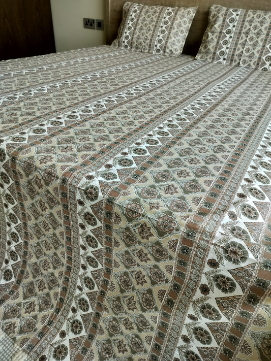 Handcrafted Pure cotton Bedsheet