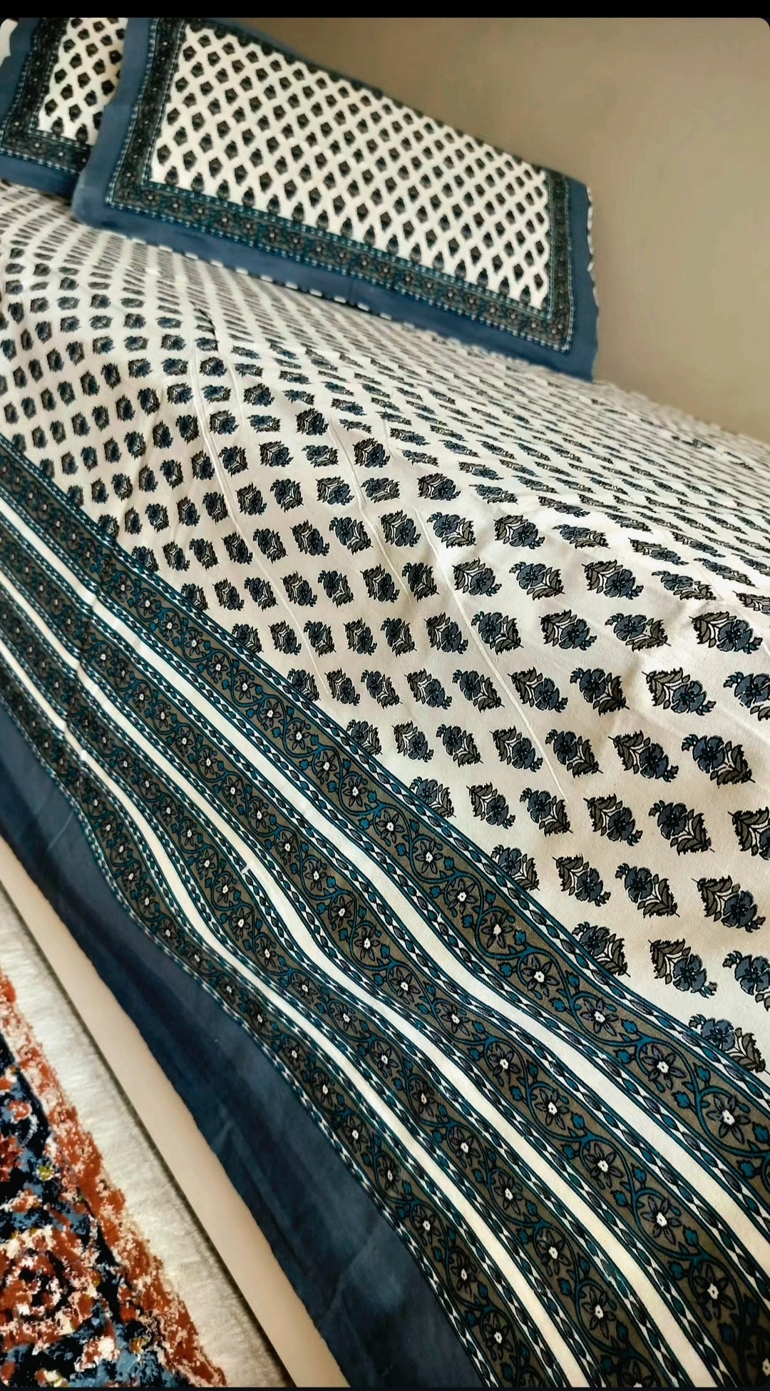 Pure Cotton Bedsheet (Single Bed)