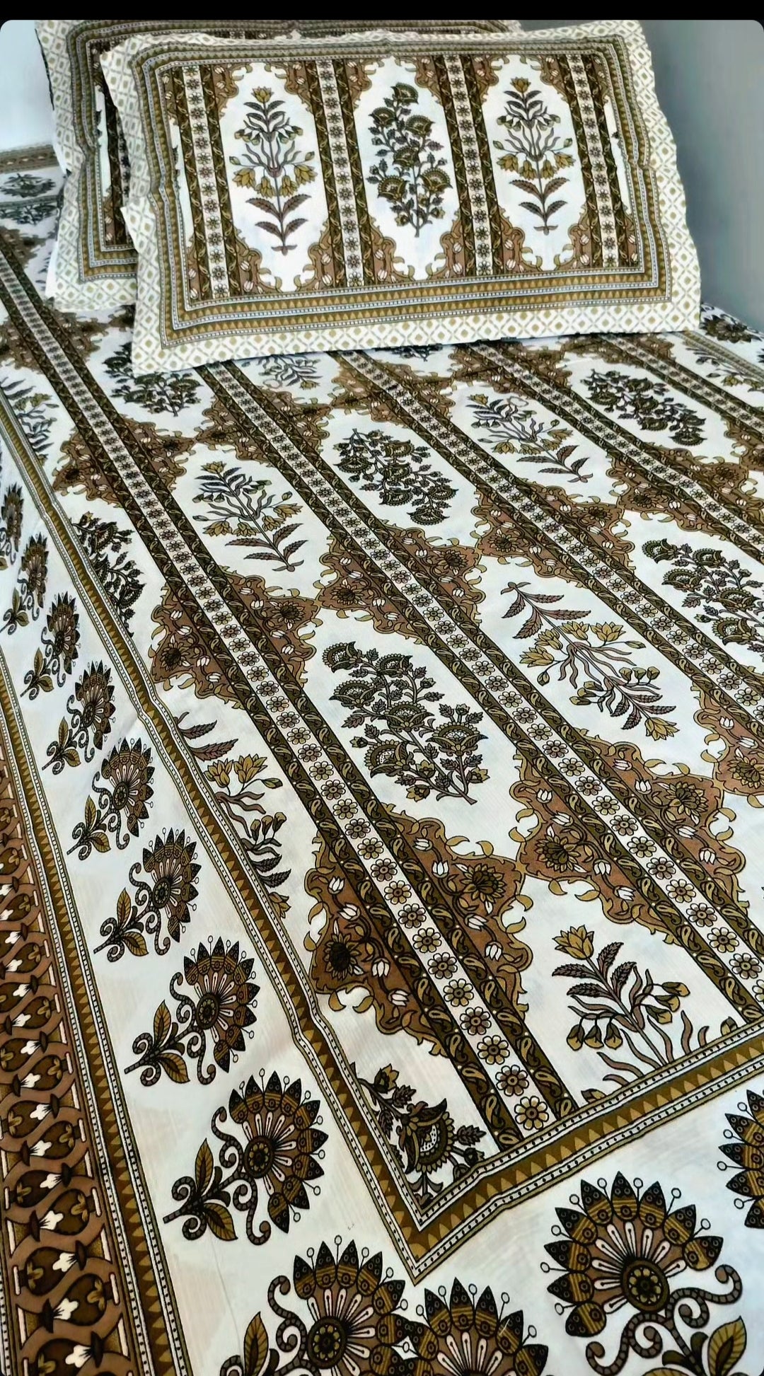 Pure Cotton Bedsheet (Single Bed)