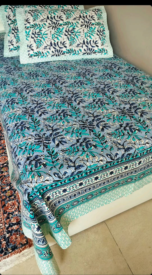Pure Cotton Bedsheet (Single Bed)