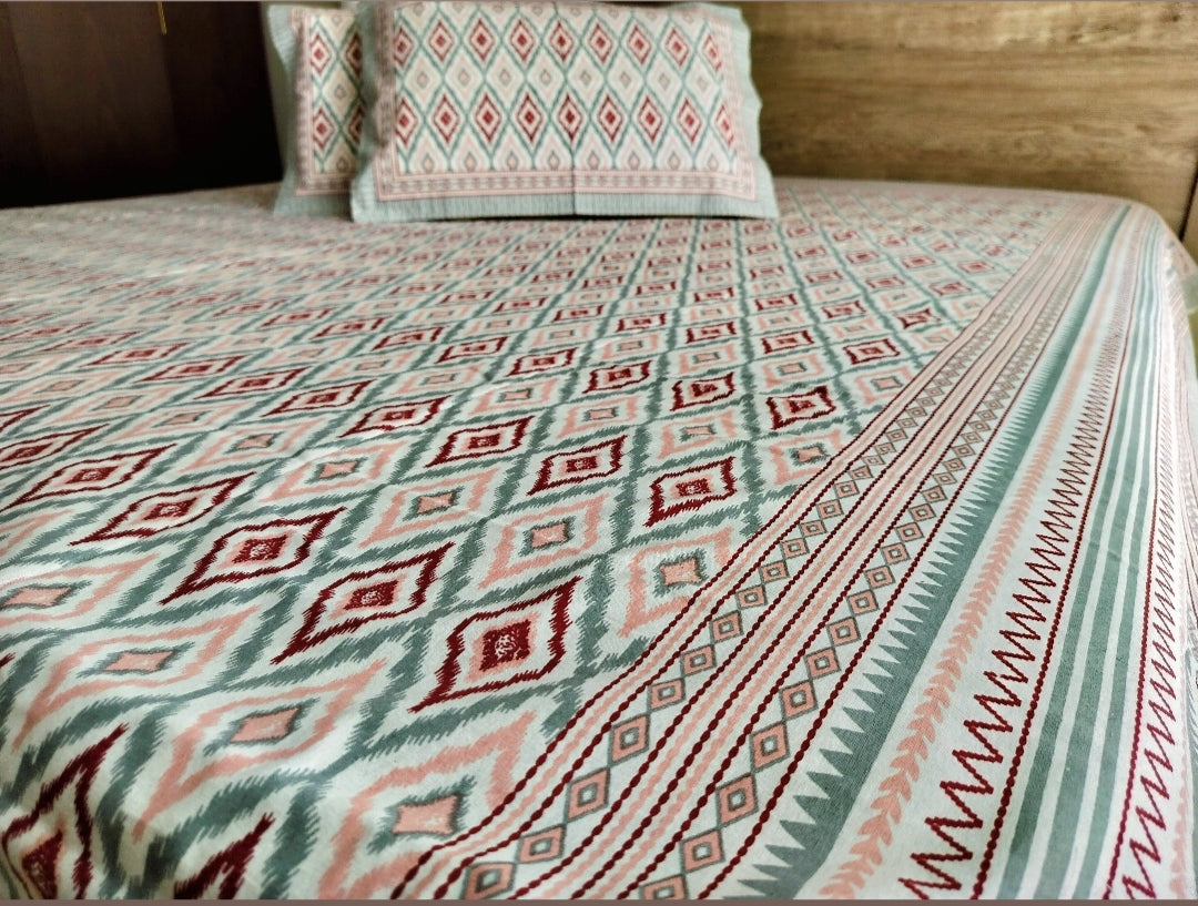 Jaipuri Pure cotton Bedsheet