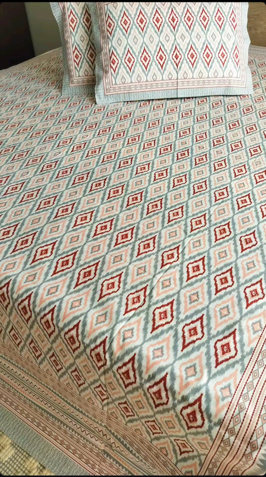 Jaipuri Pure cotton Bedsheet