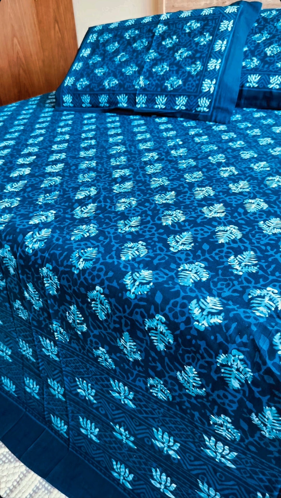 Indigo Jaipuri Bedsheet