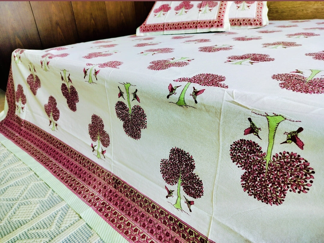 Hand block Bedsheets