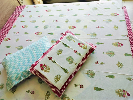 Hand block Bedsheets