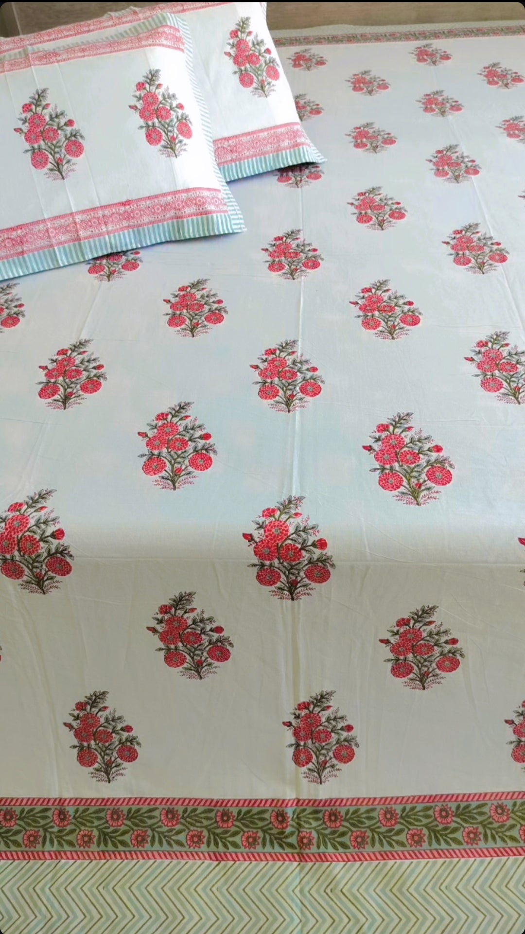Cotton luxury, handwoven Bedsheets