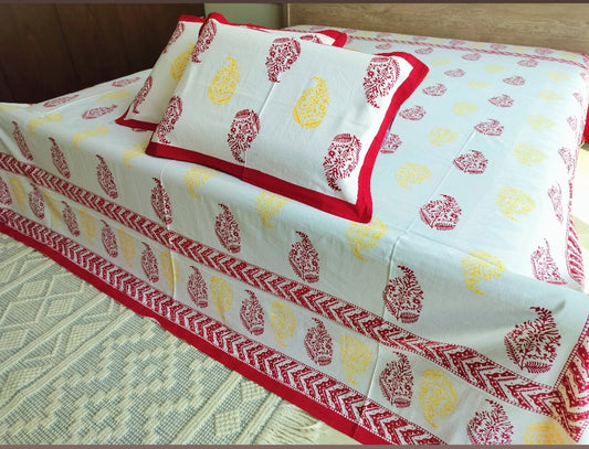 Handloom Pure cotton bedsheets