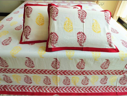 Handloom Pure cotton bedsheets