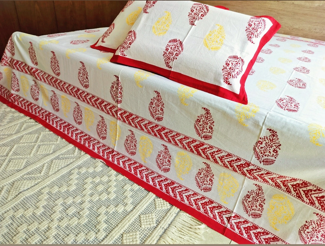Handloom Pure cotton bedsheets