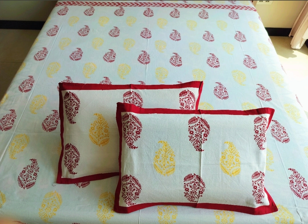 Handloom Pure cotton bedsheets