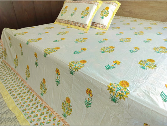 Handloom Pure Cotton Bedsheet