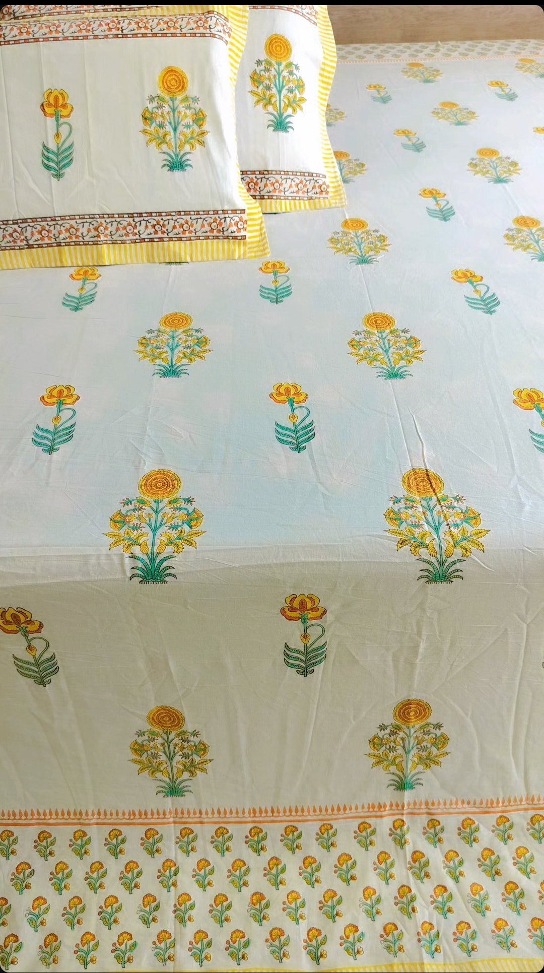 Handloom Pure Cotton Bedsheet