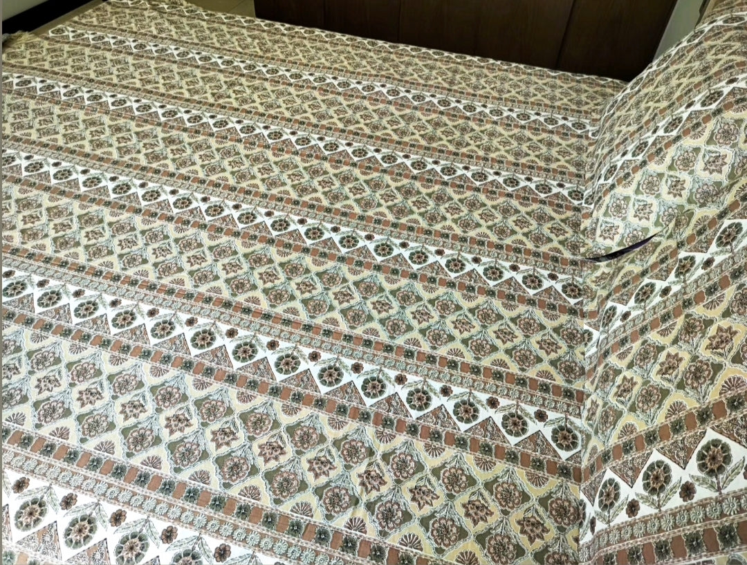 Handcrafted Pure cotton Bedsheet