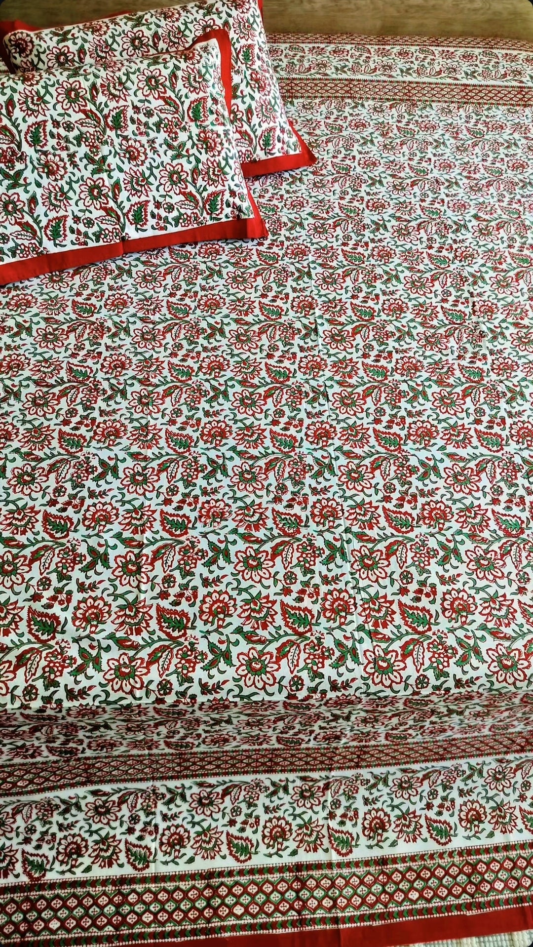 Handcrafted Cotton Bedsheets