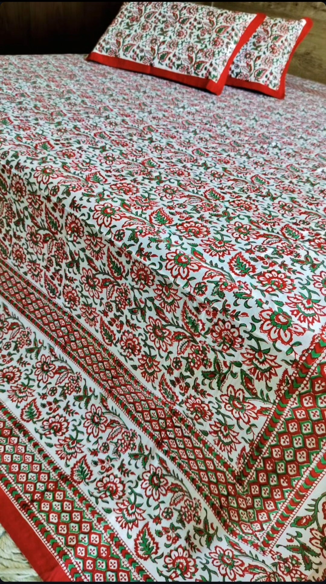 Handcrafted Cotton Bedsheets