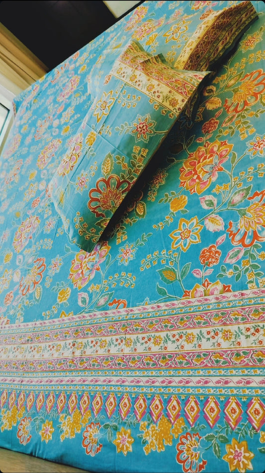 Flower Kissed Bedsheet