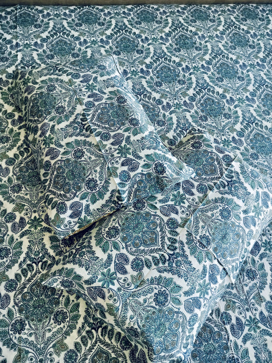 Indigo Charm Bedsheet