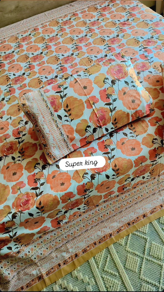 100% Handloom Cotton bedsheets